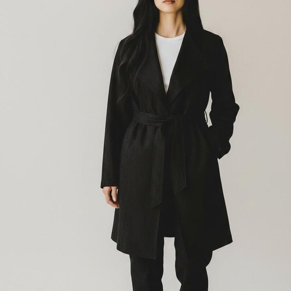 Magaschoni Suede Jacket Women's XS Black